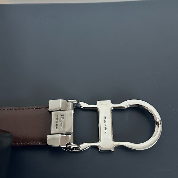Salvatore Ferragamo Reversible Brown Leather Belt - Picture 5 of 7